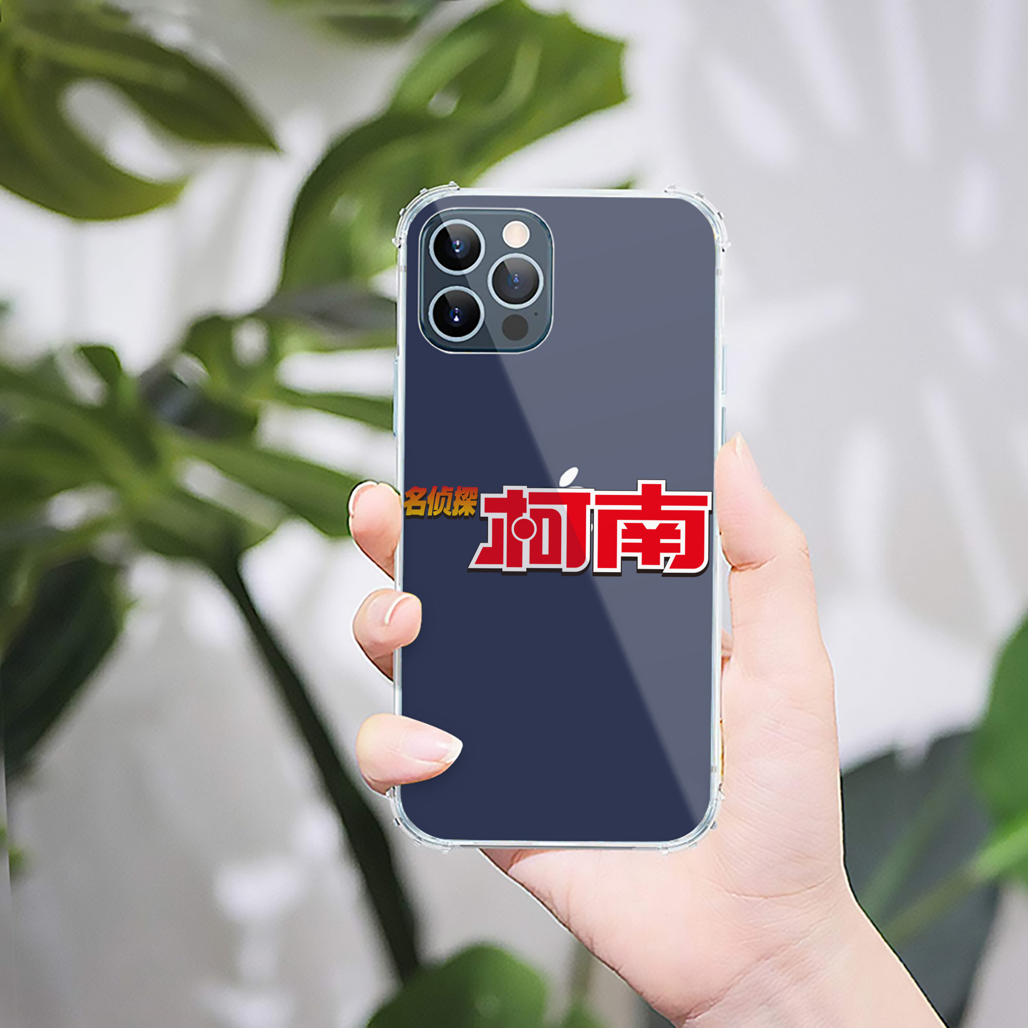 （画像用） 名探偵コナン Detective Conan 【iPhone 12シリーズ対応】透明スマホケース（クリアソフトケース）